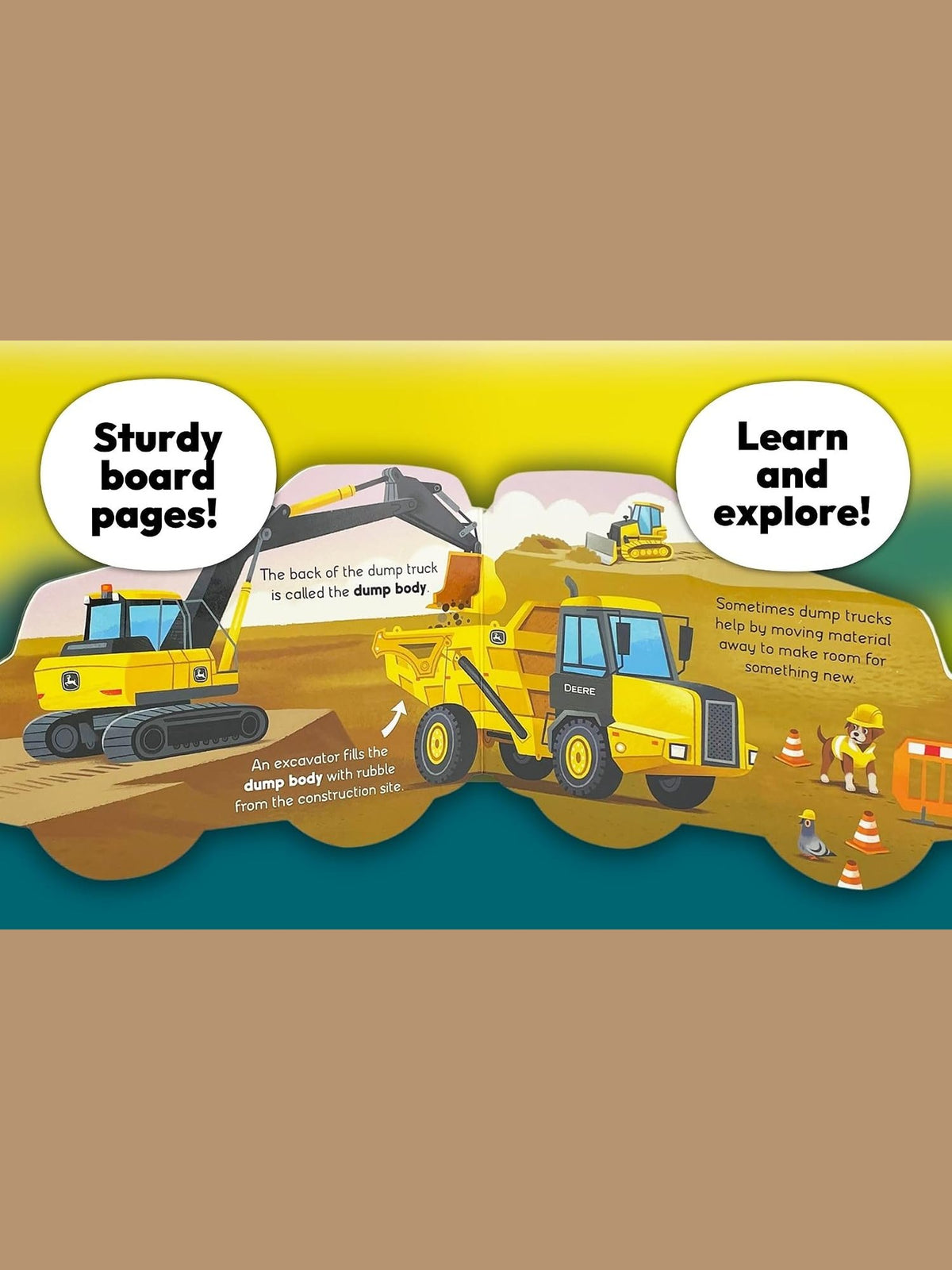 Book How A Dump Truck Works Board Book Children's 391321