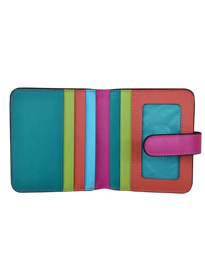 Wallet Small Bifold Paradise Multi Leather RFID Blocking 7301
