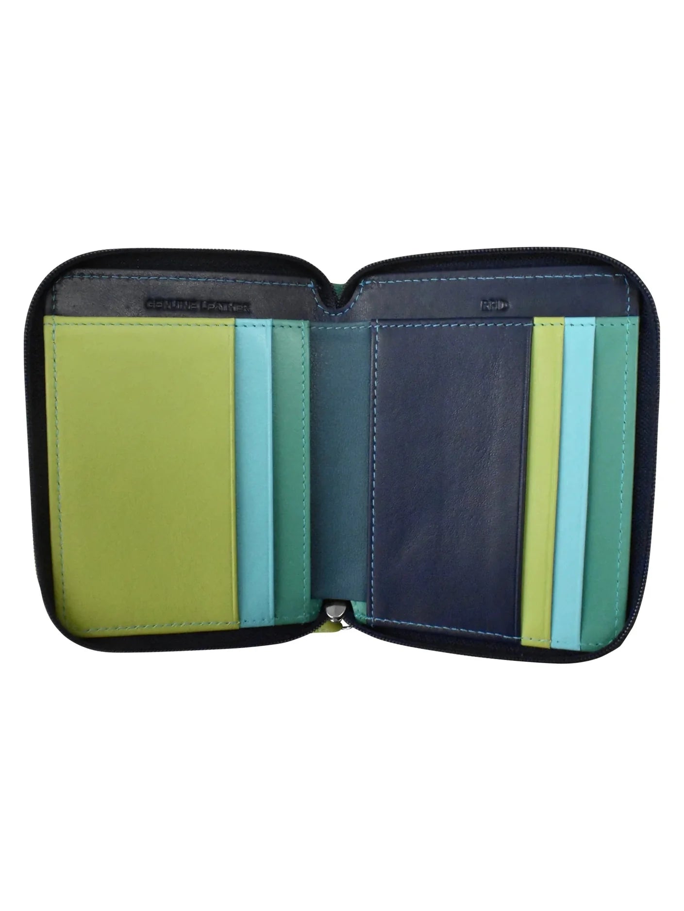 Wallet Serenity Multi-Small Zip Rfid Leather 7858