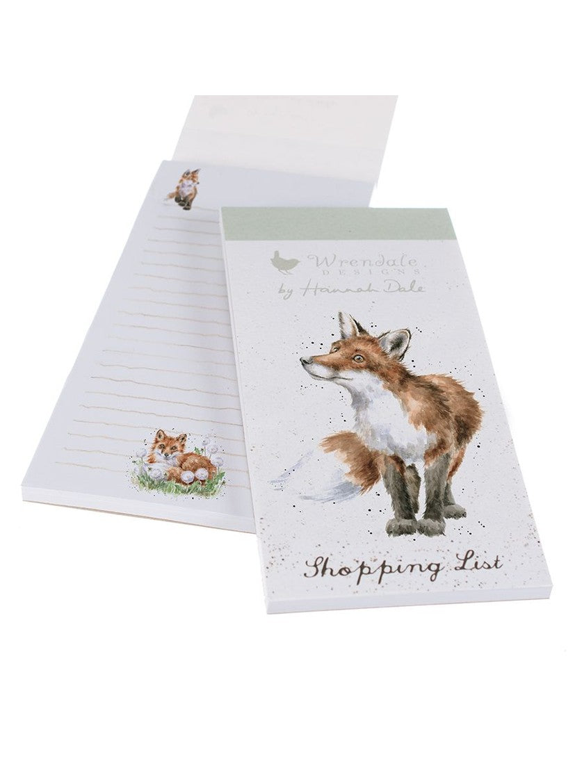 Shopping Notepad - SP031 - Bright Eyed Fox