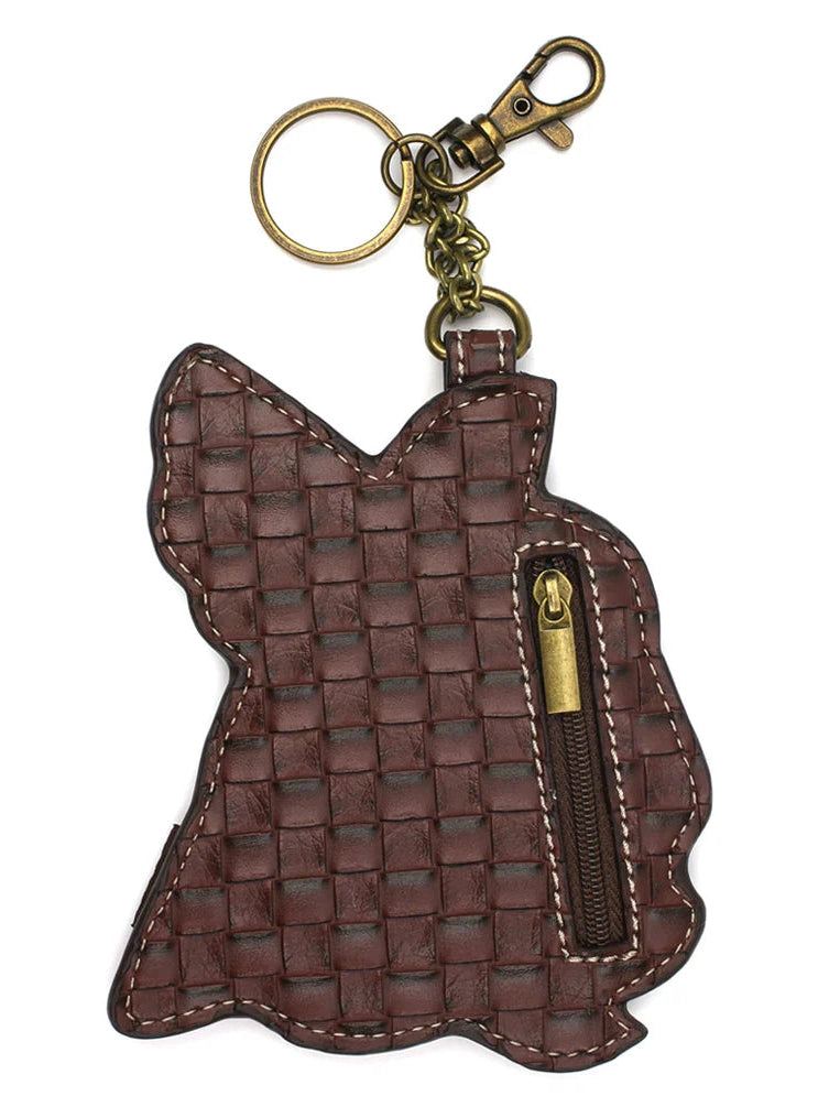 Coin Purse / Key Fob Hummingbird A Purple 806hbao