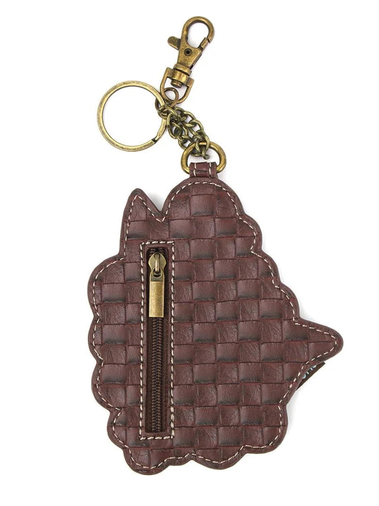 Coin Purse / Key Fob Forget Me Not Flowers 806Fgno