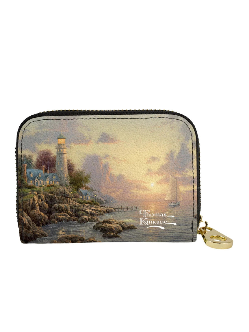 Zippered Armored Wallet Kinkade The Sea Of Tranquility 81058