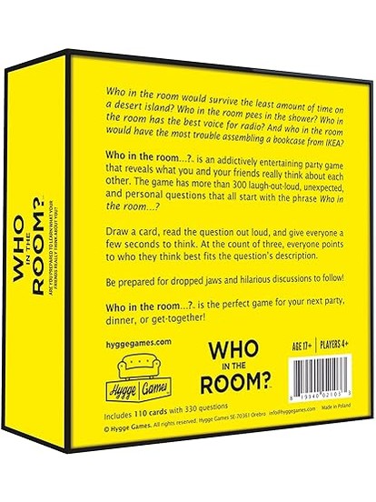 21033 PARTY GAME WHO IN THE ROOM...