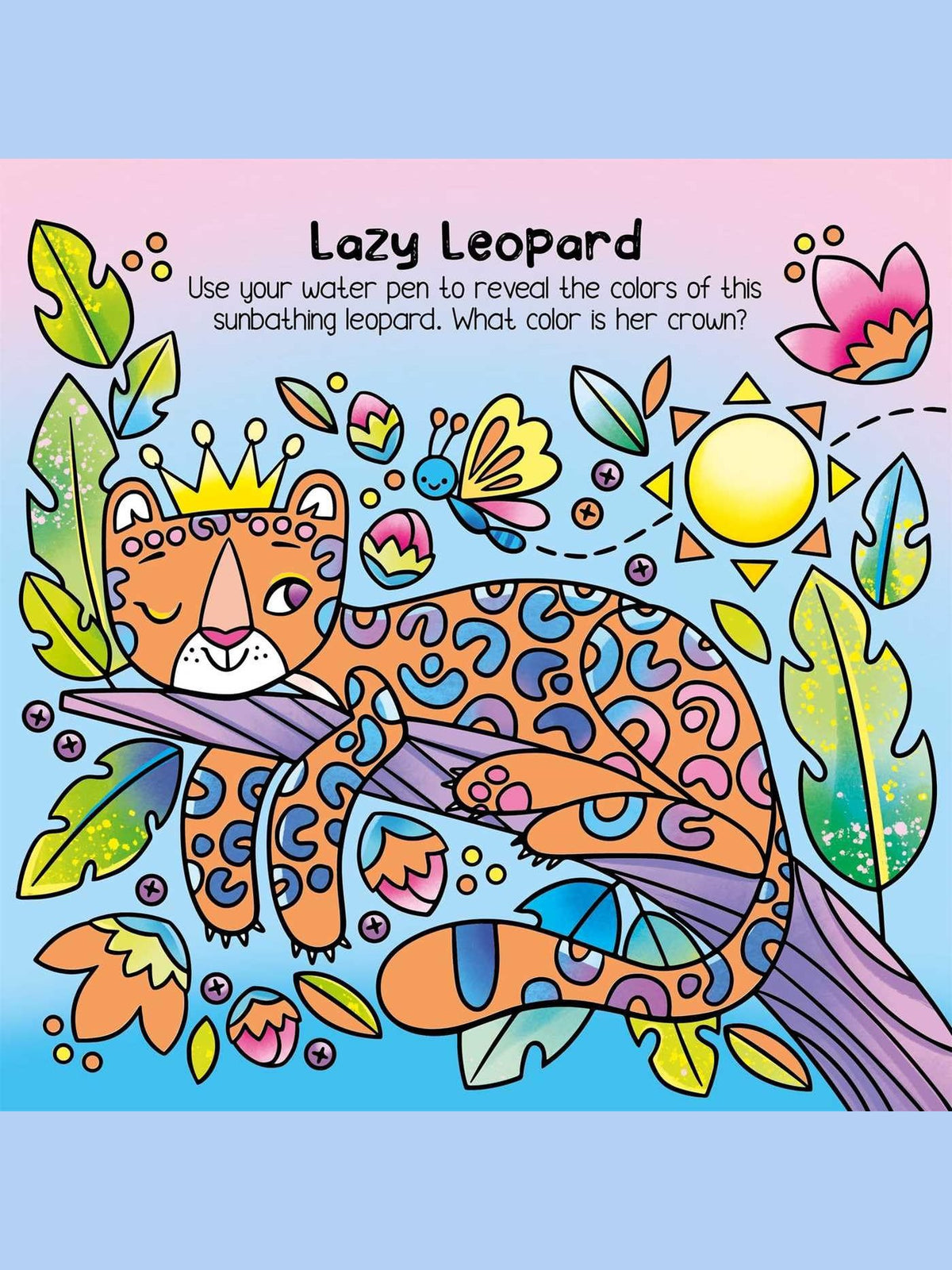 Coloring Book Neon Animal's Water Paint Children's 391440