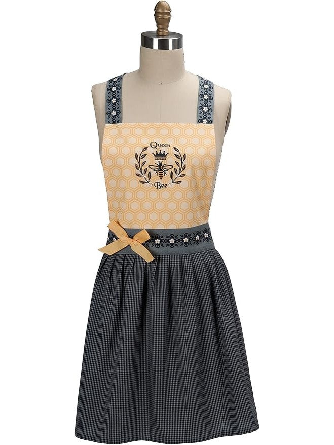 Apron Adult Queen Bee Yellow Honeycomb Women's R6251