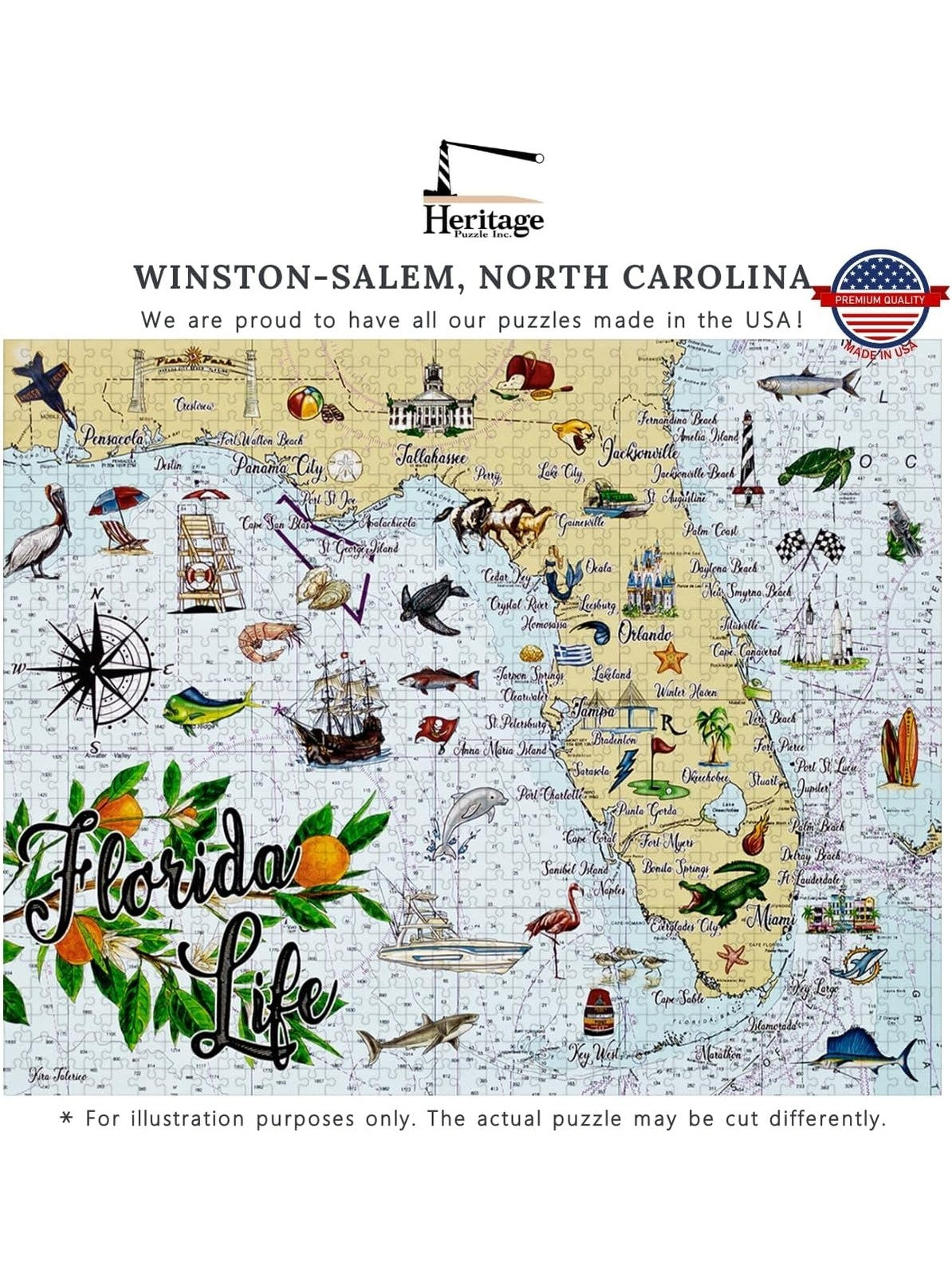 Puzzle Florida's Life1000 pc 30612