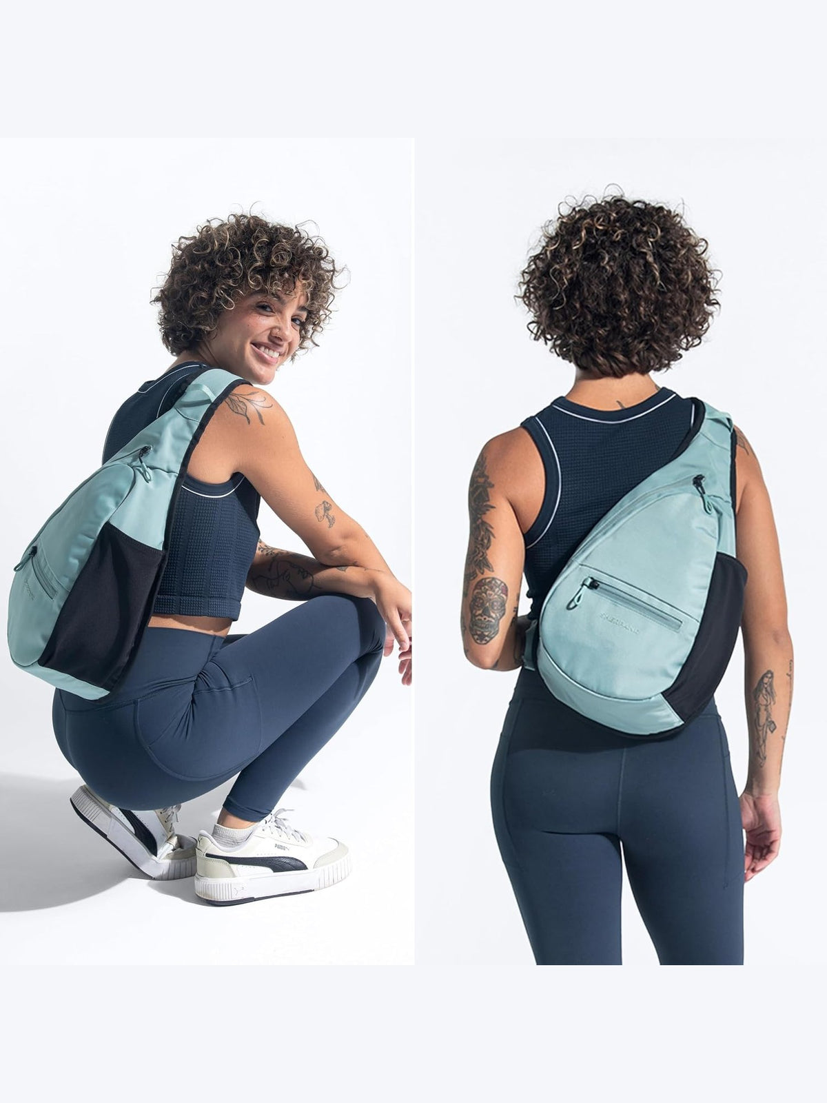 Back Pack Espirit Sling Surf Mint Rfid SS26
