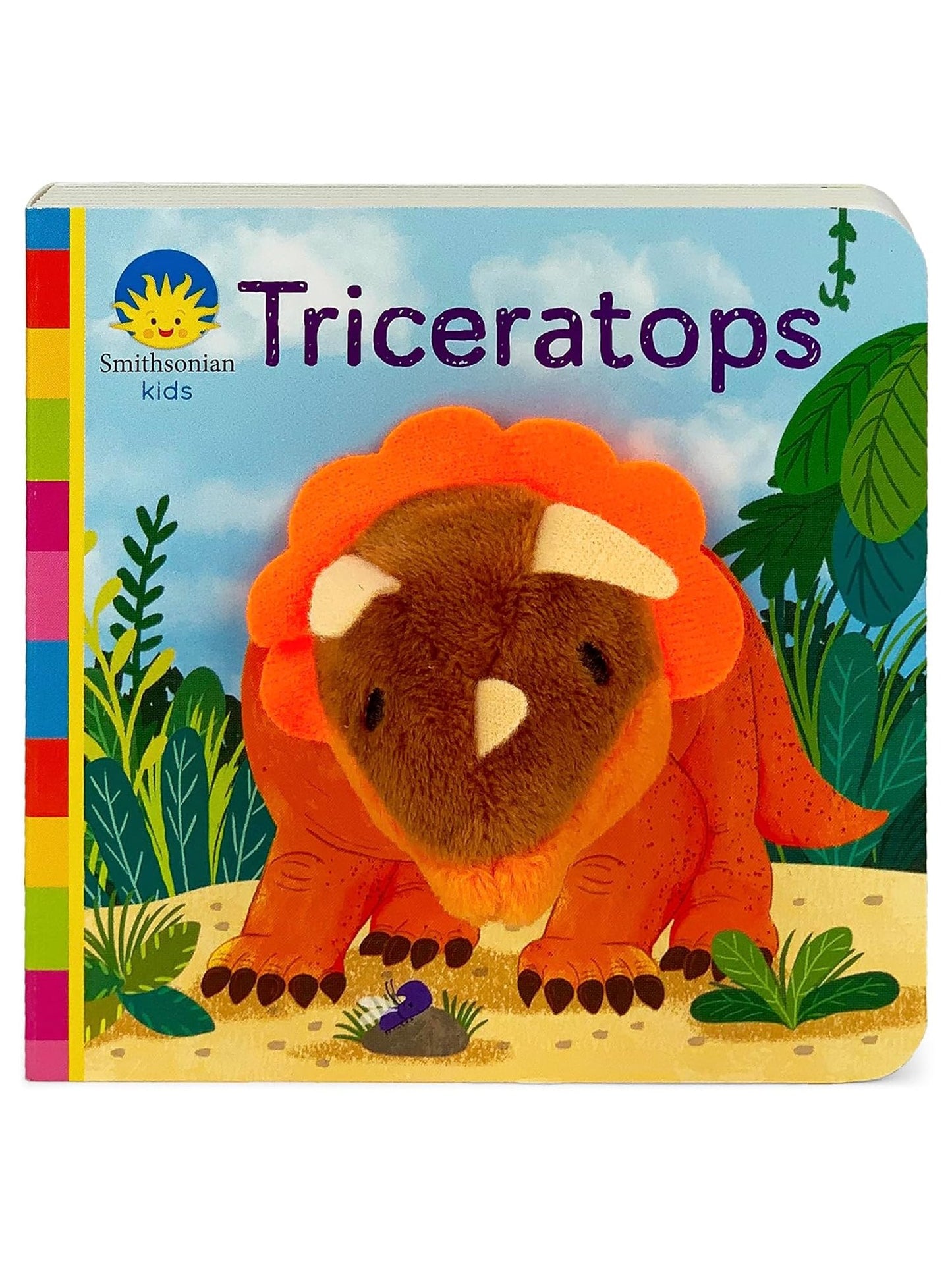 Book Finger Puppet Triceratops Children 390804