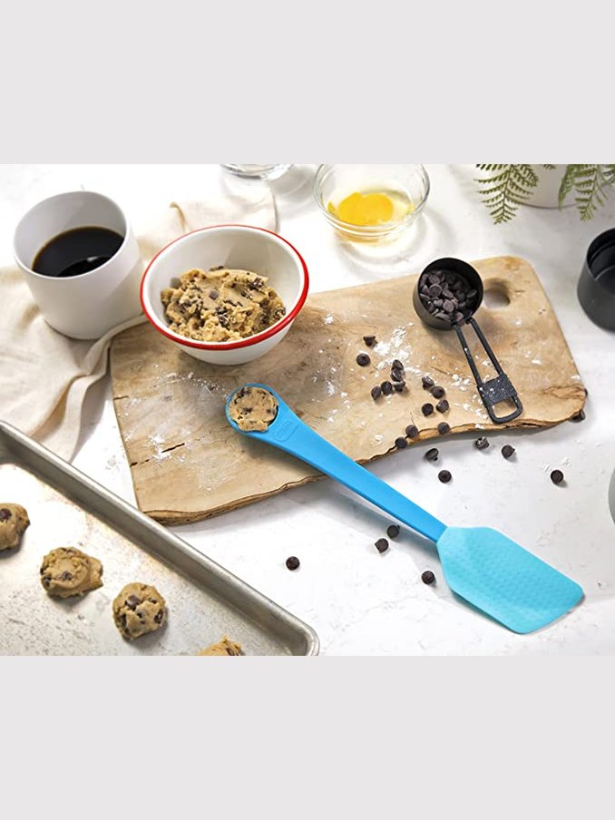 Spatula 2 In 1 Cookie Scoop Blue Td5325