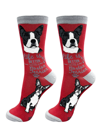 Socks Boston Terrier 840-76