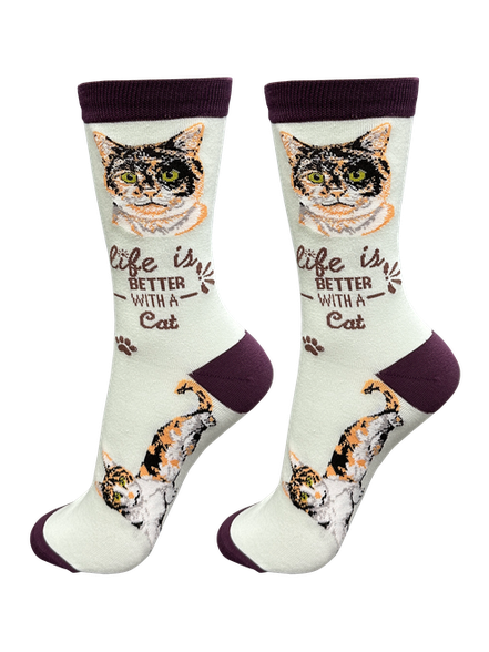 Socks Calico Cat 841-2