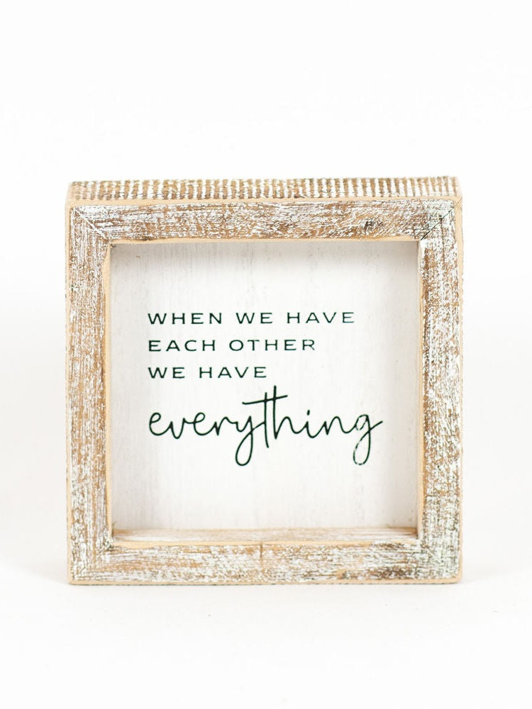 Wood Framed Picture Everything 11459