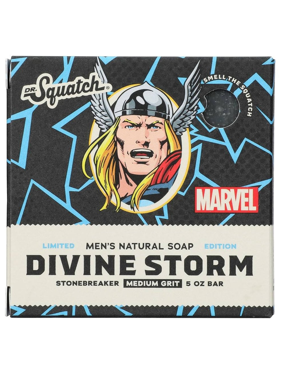 Soap Bar The Mighty Thor Divine Storm Medium Grit 5oz Bar-Dvs-01