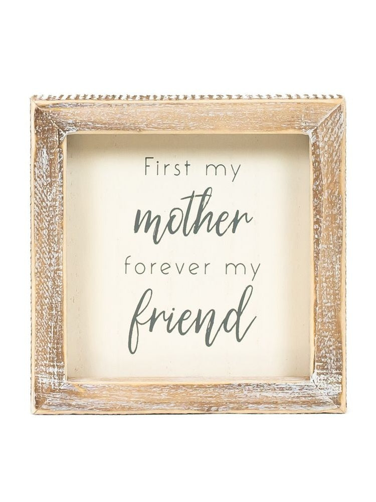 Wood Framed Picture Mother/Friend 11958