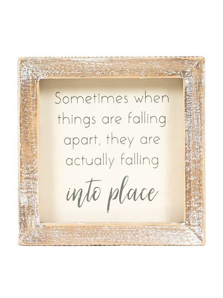 Wood Framed Picture Into Place 11961