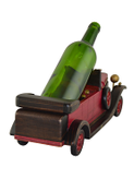 Bottle Holder 15"Pink Convertible Antique Car Wooden WB105