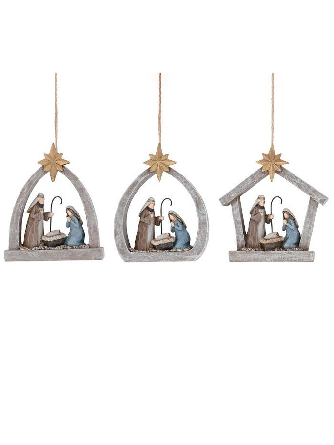 Christmas Ornament Divine Night Holy Family 3 Styles 9748799