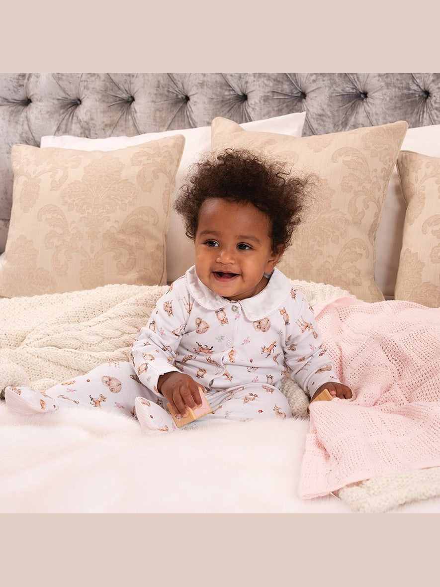 Baby Sleeper Onsie - 6-9 Mos - Forest Animals -LTW-BG003