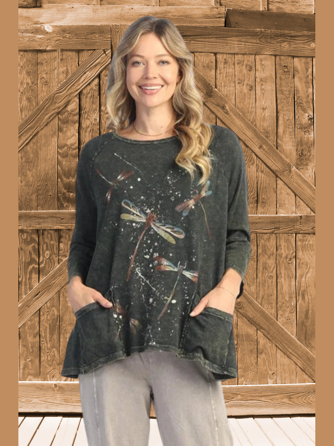 M12-2043 Fairy Duet Dragon Fly Green Women's