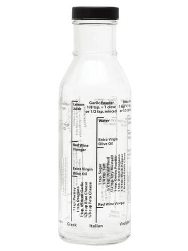 Salad Dressing Measuring Bottle Glass 13oz 13215