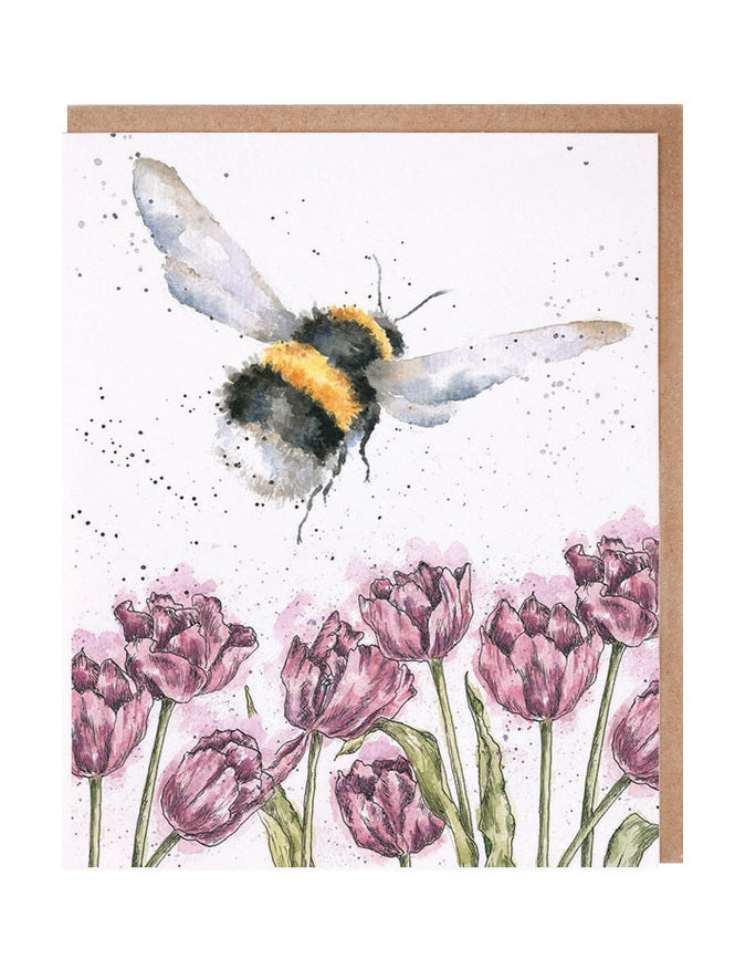 Card - ACS109 - Flight of the Bumblebee -Blank Inside