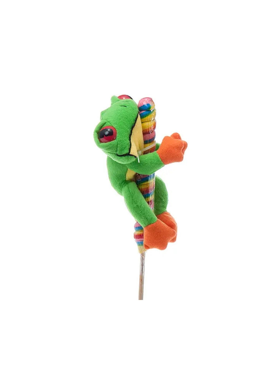 Lollyplush 6" Green Tree Frog With Lolly Pop 0n 14" Stick 200220