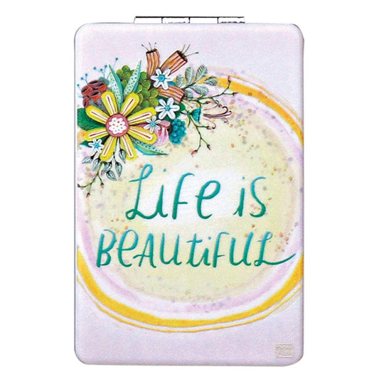 Compact Mirror - Life is Beautiful - AW1785 