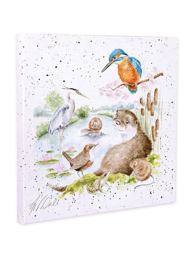 Wrendale Canvas Art CS231 River Otter