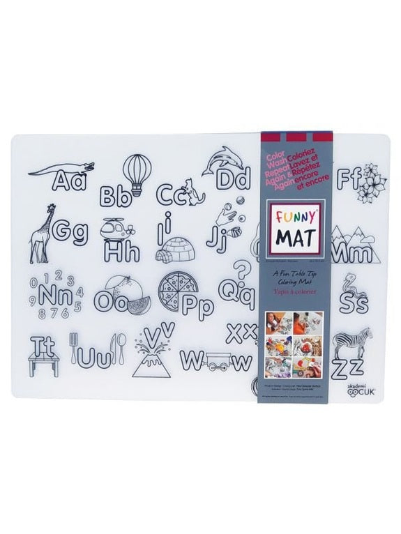 Coloring Mat Alphabet Children M0105