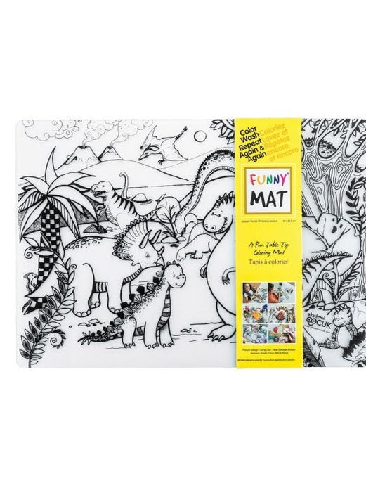 Coloring Mat Jurassic Children M0203
