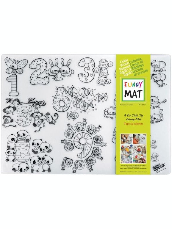 Coloring Mat Children's Numbers M0104