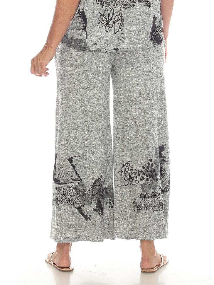 Pant Knit Black/Grey Pebble Women's b262t mm58-a