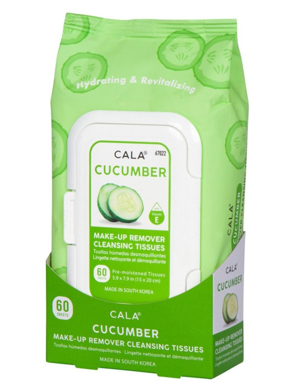 Tissues Cleansing Make up Remover Cucumber 60 Sheets 67022