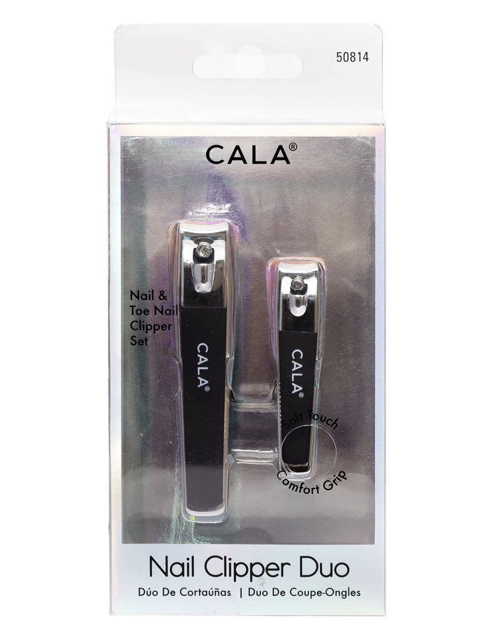 Nail & Toe Nail Clipper Duo Black 50814