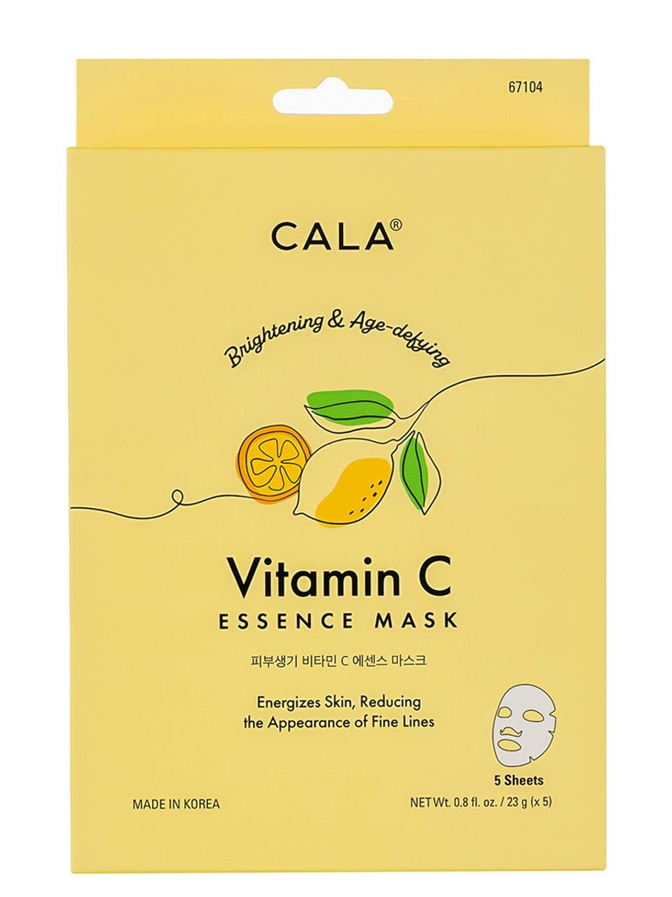Mask Face Essence Vitamin C 5Pk 67104