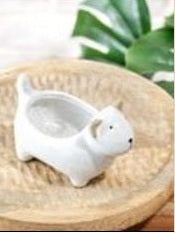 Cat Speckled Beige Ceramic 5" hxdc-076