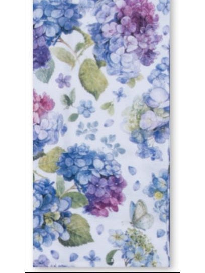 Tea Towel Whispers Of Blue Floral Toss Terry R8606