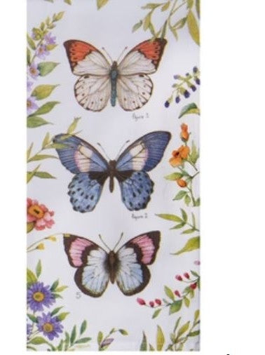 Tea Towel Butterflies Dual Purpose Terry R8386