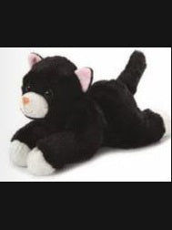 Zoologee- Scoopz Cat Black, White 8" 723905