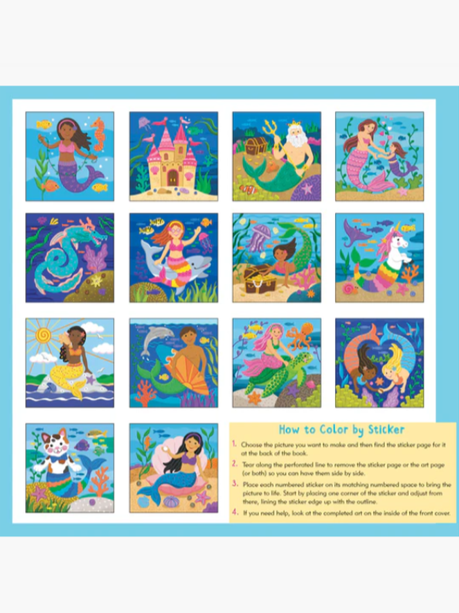 Color By Sticker Mermaids & More 342102
