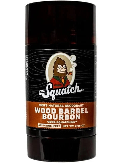 Deodorant Natural Wood Barrel Bourban Aluminum Free 2.65oz Wh-deo-wbb-01