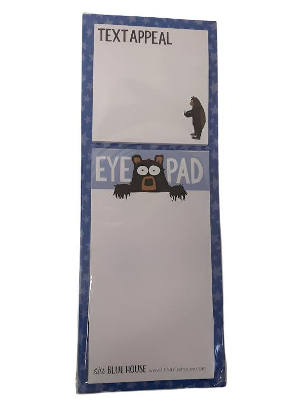 Text Appeal Eye Pad-4x11" Magnetic List-Sticky Notes-ml1txap001
