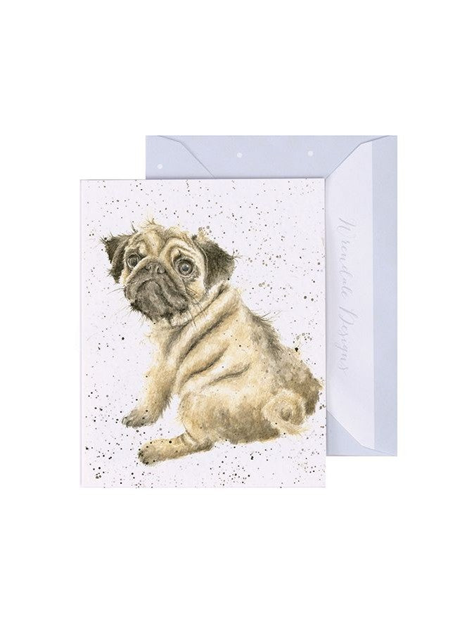 Gift Enclosure Card -GE009 - Pug Dog