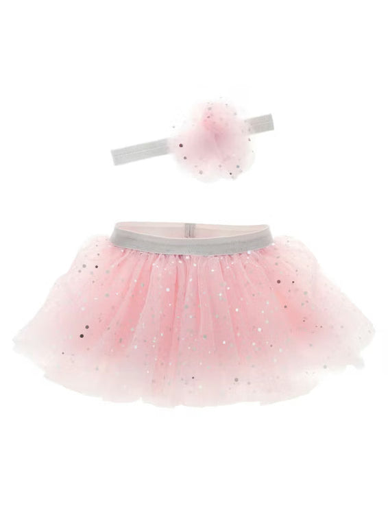 Headband/Tutu Pink Shimmer Large Children's Sj1273-15