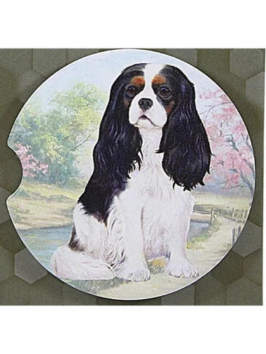 Car Coaster Cavalier King Charles Dog 233-19