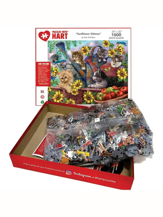 Puzzles Sunflower Kittens HP005