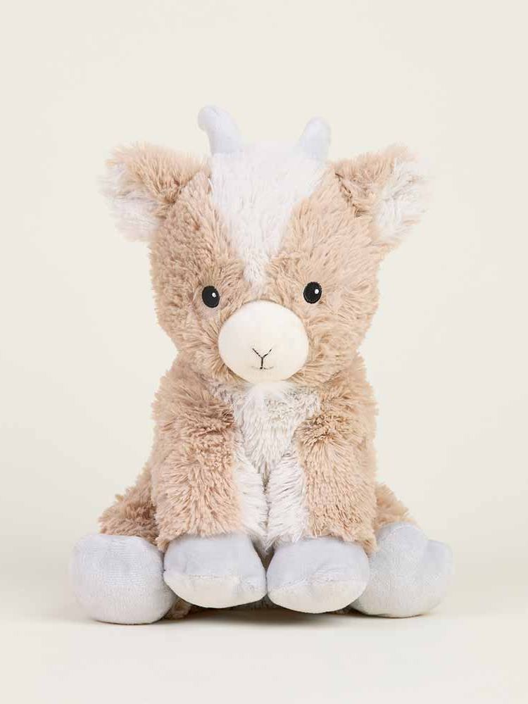 Goat Brown/White Heatable Stuffed Animals Cp-Goat-1