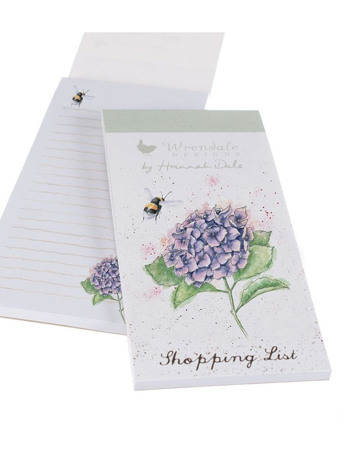 Shopping Notepad - SP028 - Hydrangea Bee