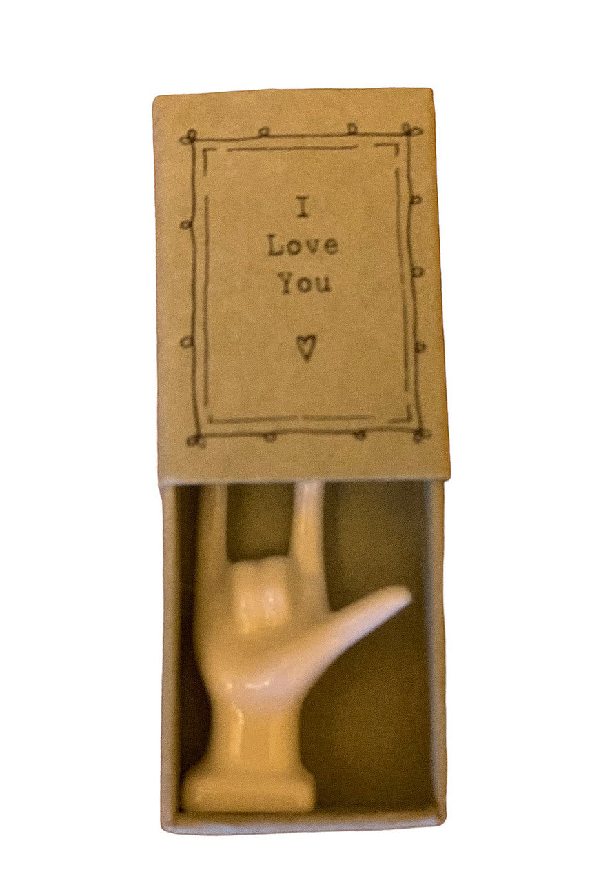 Matchbox In Gift Box I Love You Signing EOO10US
